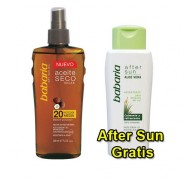 BABARIA ACEITE SECO SPF20 200ml + AFTER SUN 150ml 