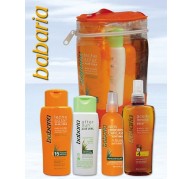 Pack Babaria Neceser: Aceite + Leche Solar + Protector Capilar + After Sun