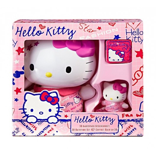 Gel de Baño Hello Kitty con toalla mágica