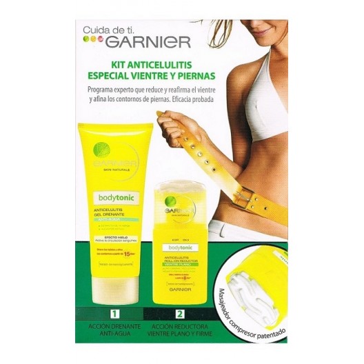 Garnier Bodytonic Kit Anticelulitis, Especial Vientre y Piernas