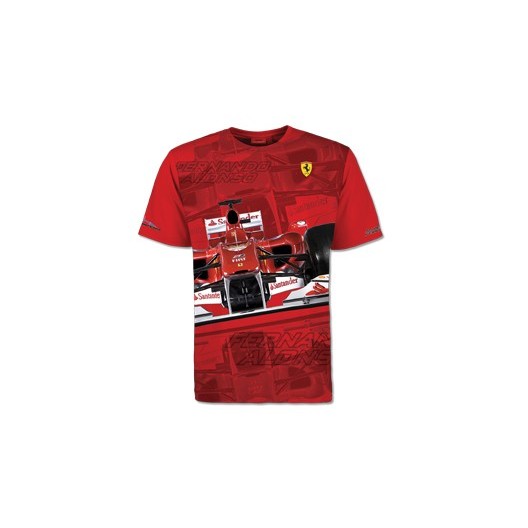Fernando Alonso Ferrari T-Shirt Car