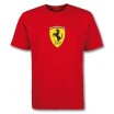 Camiseta Roja Escudo Ferrari Grande