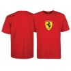 Camiseta Roja Escudo Ferrari Grande